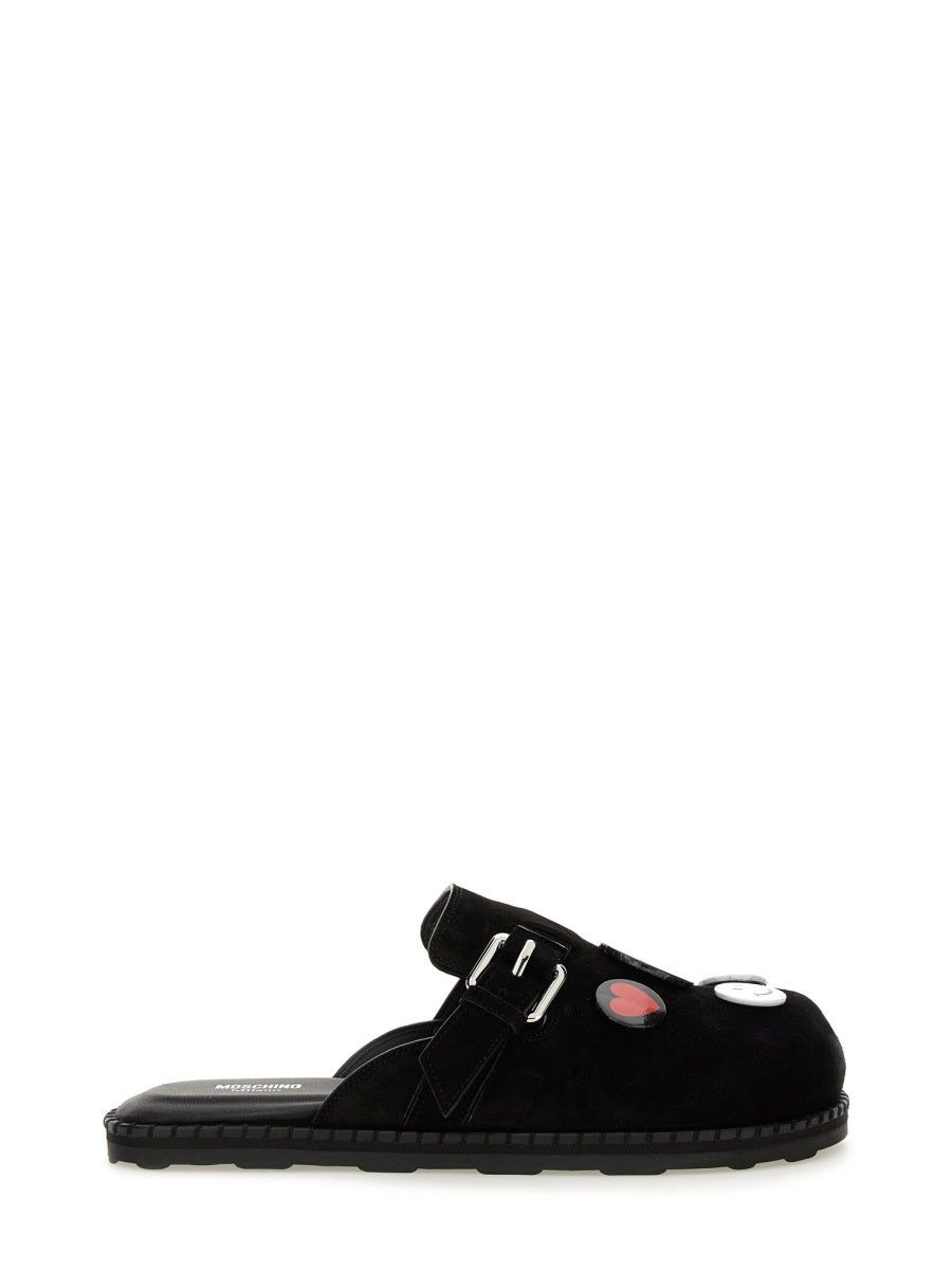 Moschino Flat Shoes - Black | Wanan Luxury
