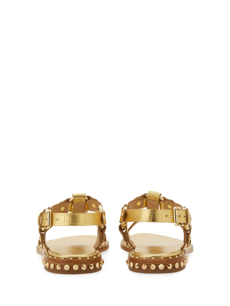 Ash Sandals - Gold | Wanan Luxury