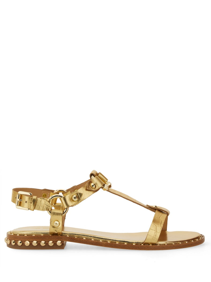 Ash Sandals - Gold | Wanan Luxury