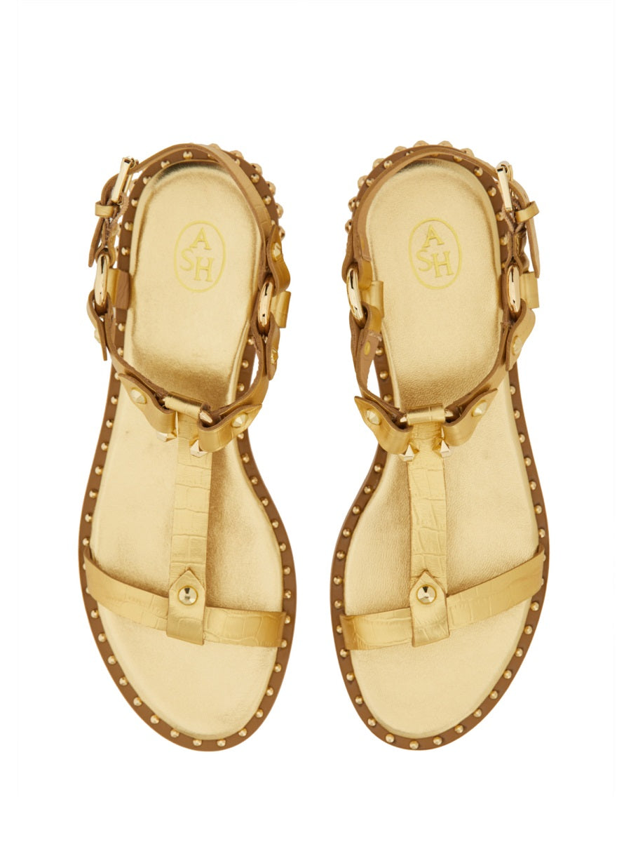 Ash Sandals - Gold | Wanan Luxury
