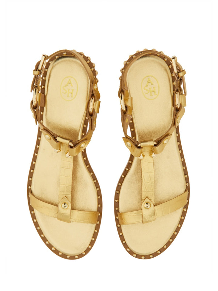 Ash Sandals - Gold | Wanan Luxury