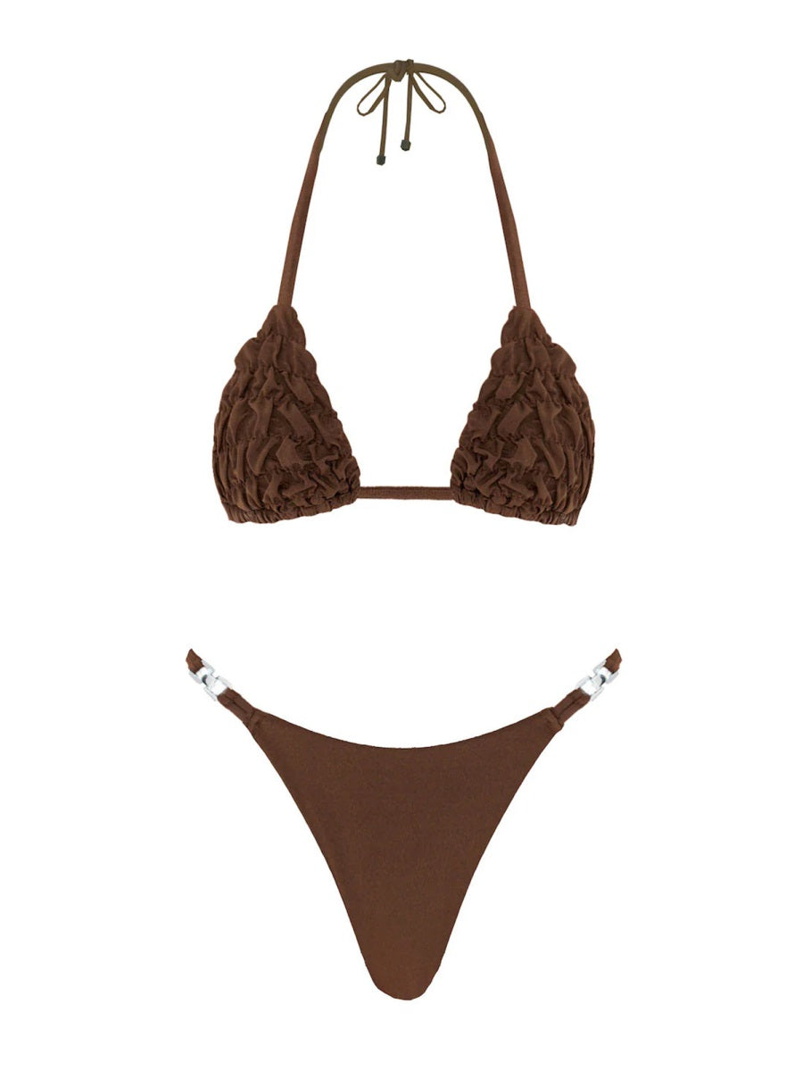 Selia Richwood Swimwears - Brown | Wanan Luxury