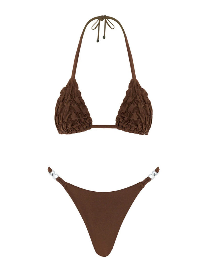 Selia Richwood Swimwears - Brown | Wanan Luxury