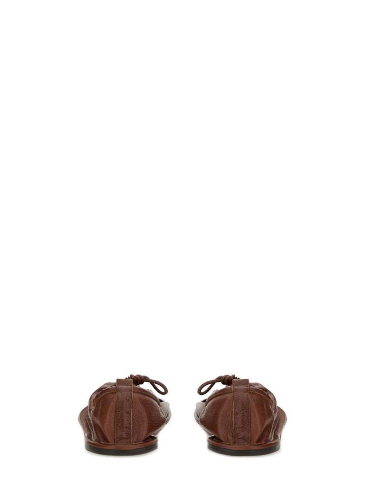 Hereu Flat Shoes - Brown | Wanan Luxury