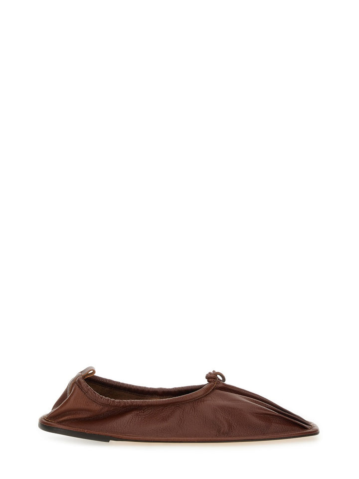 Hereu Flat Shoes - Brown | Wanan Luxury