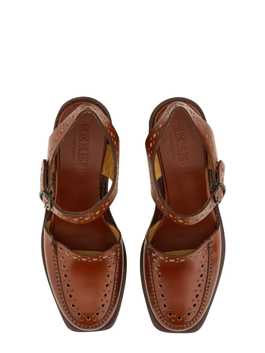 Hereu Sandals - Brown | Wanan Luxury