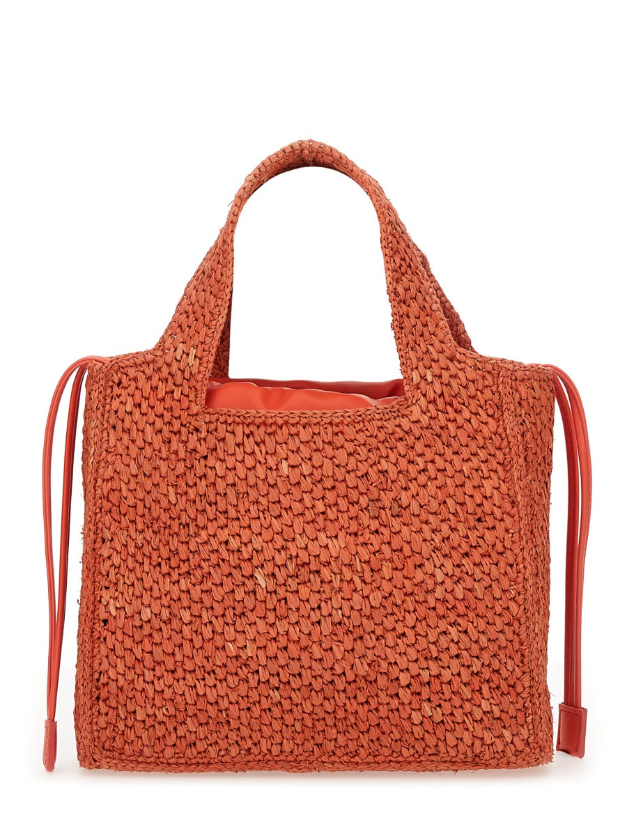 Themoirè Shoulder Bags - Orange | Wanan Luxury
