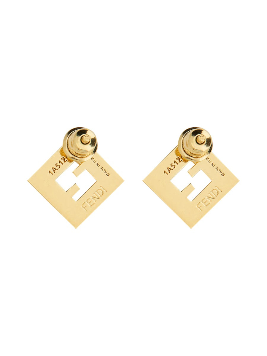 Fendi Earrings - Gold | Wanan Luxury