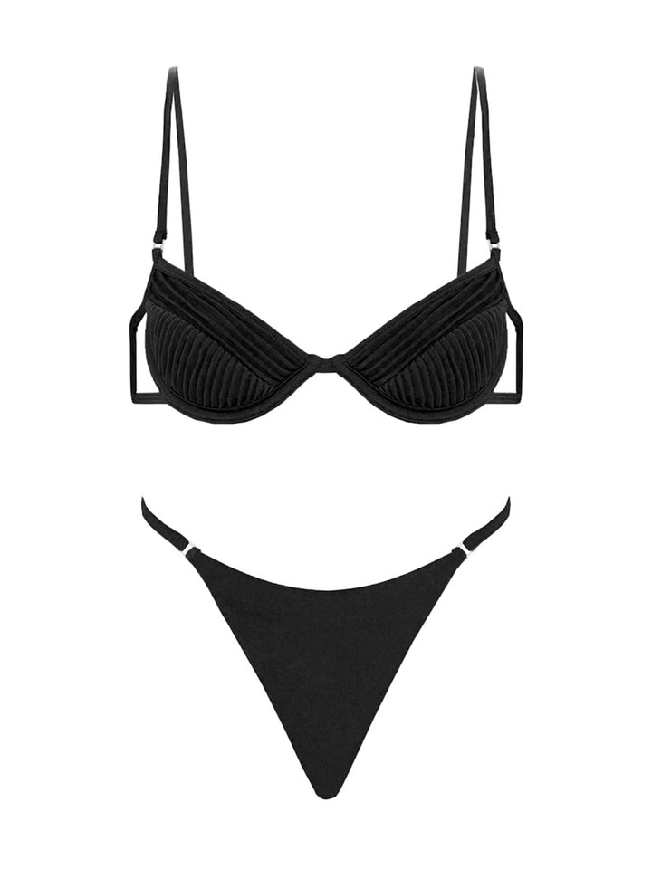 Selia Richwood Swimwears - Black | Wanan Luxury