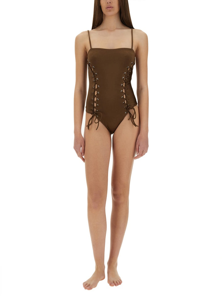 Selia Richwood Swimwears - Brown | Wanan Luxury