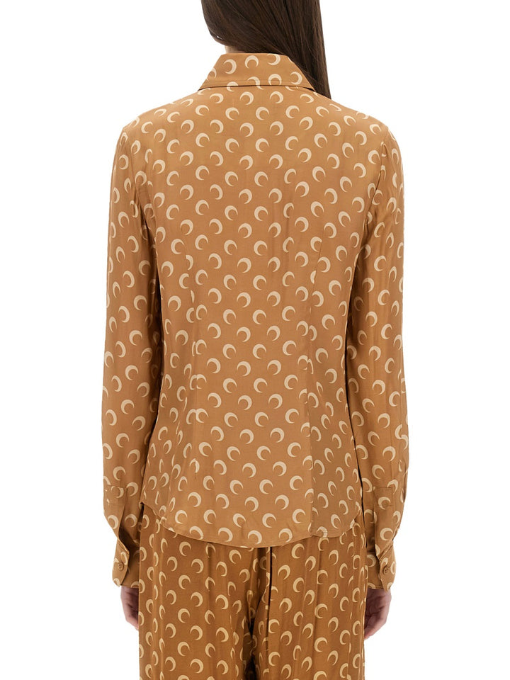 Marine Serre Shirts - Beige | Wanan Luxury