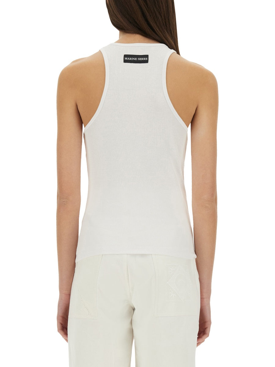 Marine Serre Tops - White | Wanan Luxury