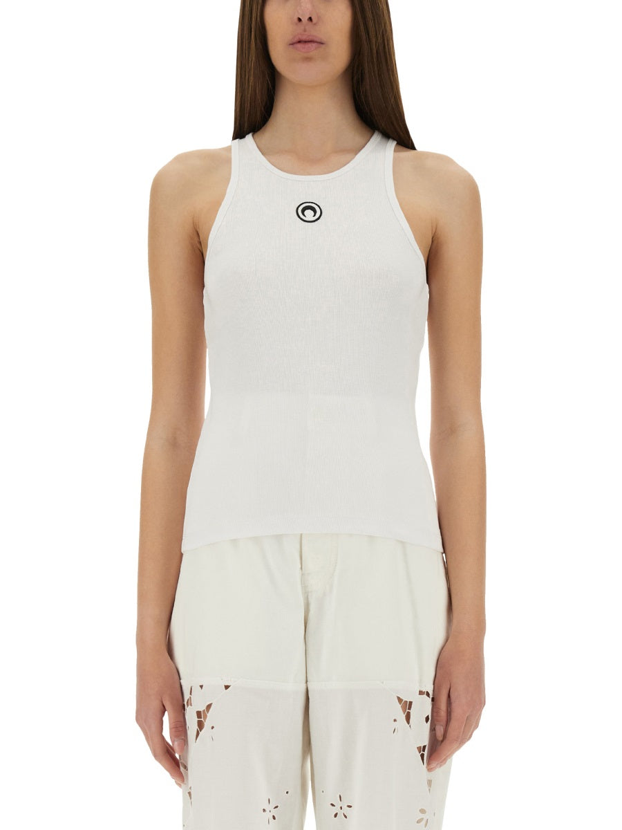 Marine Serre Tops - White | Wanan Luxury