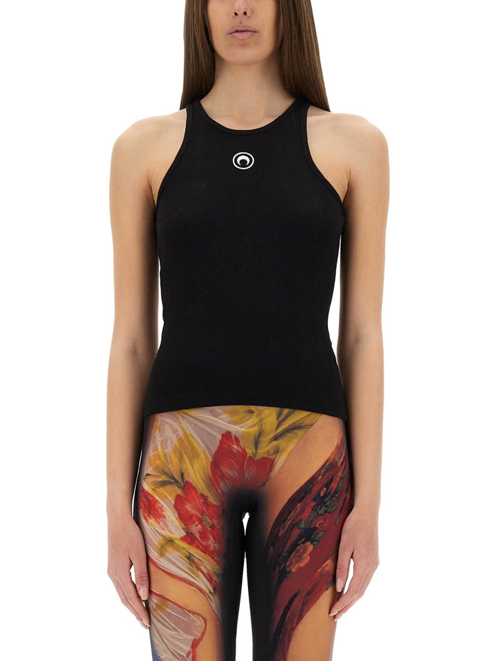 Marine Serre Tops - Black | Wanan Luxury