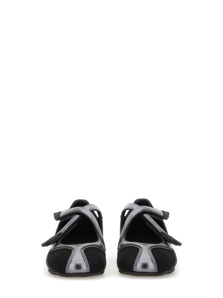 The Attico Flat Shoes - Black | Wanan Luxury