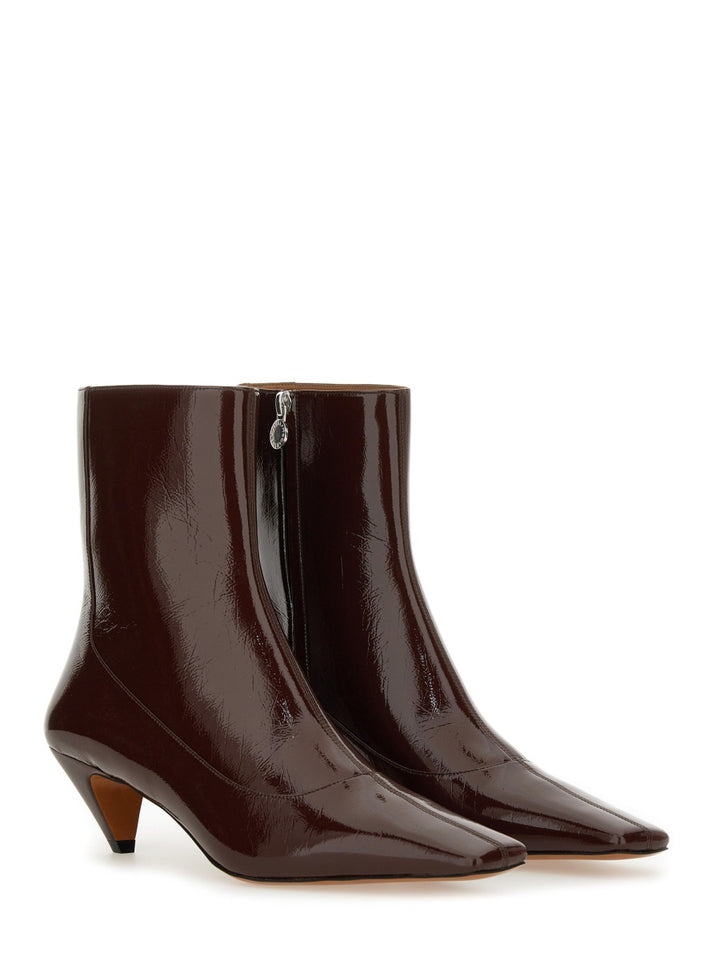 Stella McCartney Boots - Burgundy | Wanan Luxury