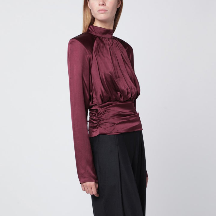 Rotate Birger Christensen Shirts & Tops - Burgundy | 9d65480592bba94c1df66d979bf836ebbc805dd2
