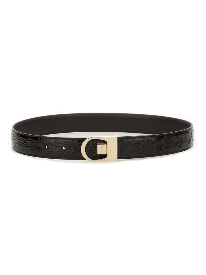 Saint Laurent Belts - Black | 7c535b2c3a69a905975666cbc957dd464a72156e