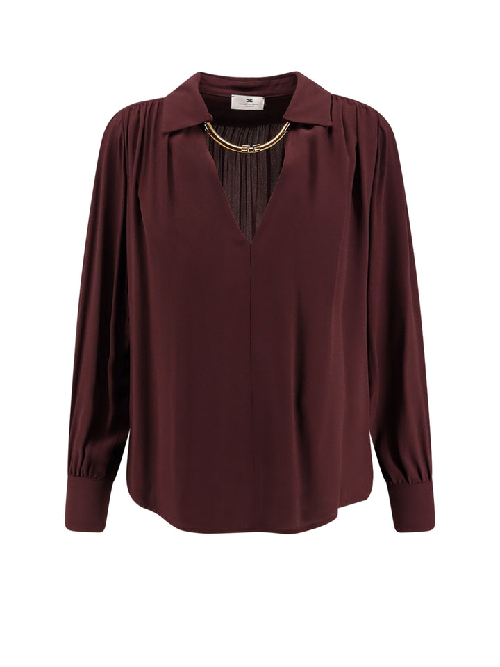 Elisabetta Franchi Shirts - Merlot | 4066b150740c9ba68d93928d5eb7d242ada04dc2