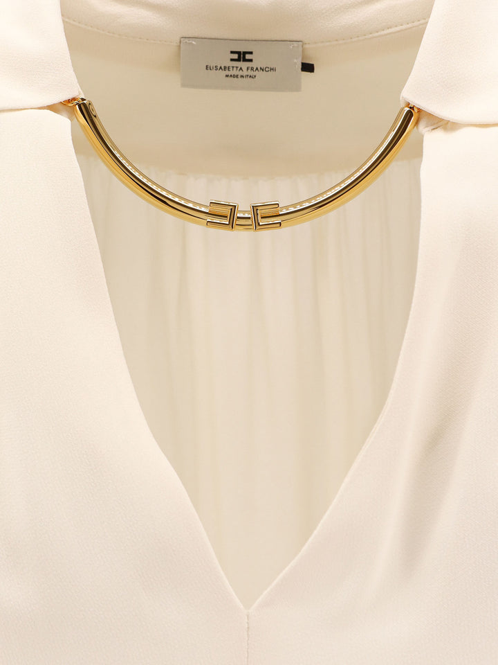 Elisabetta Franchi Shirts - Milk | 7522262cb6403b02d9591ba623a5ba1a45799a48