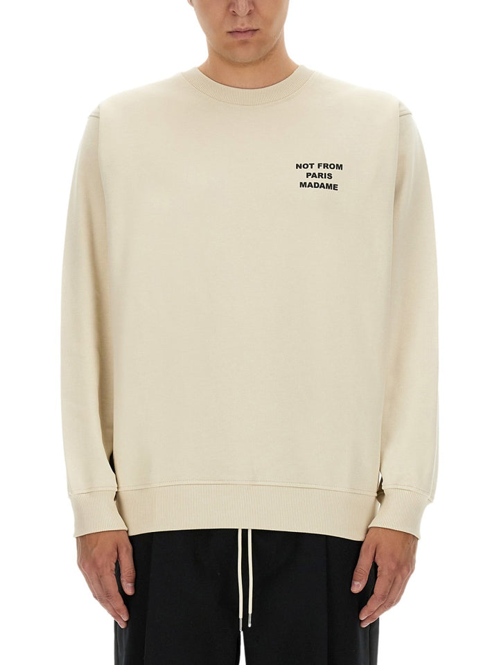 Drôle De Monsieur Sweatshirts - White | Wanan Luxury