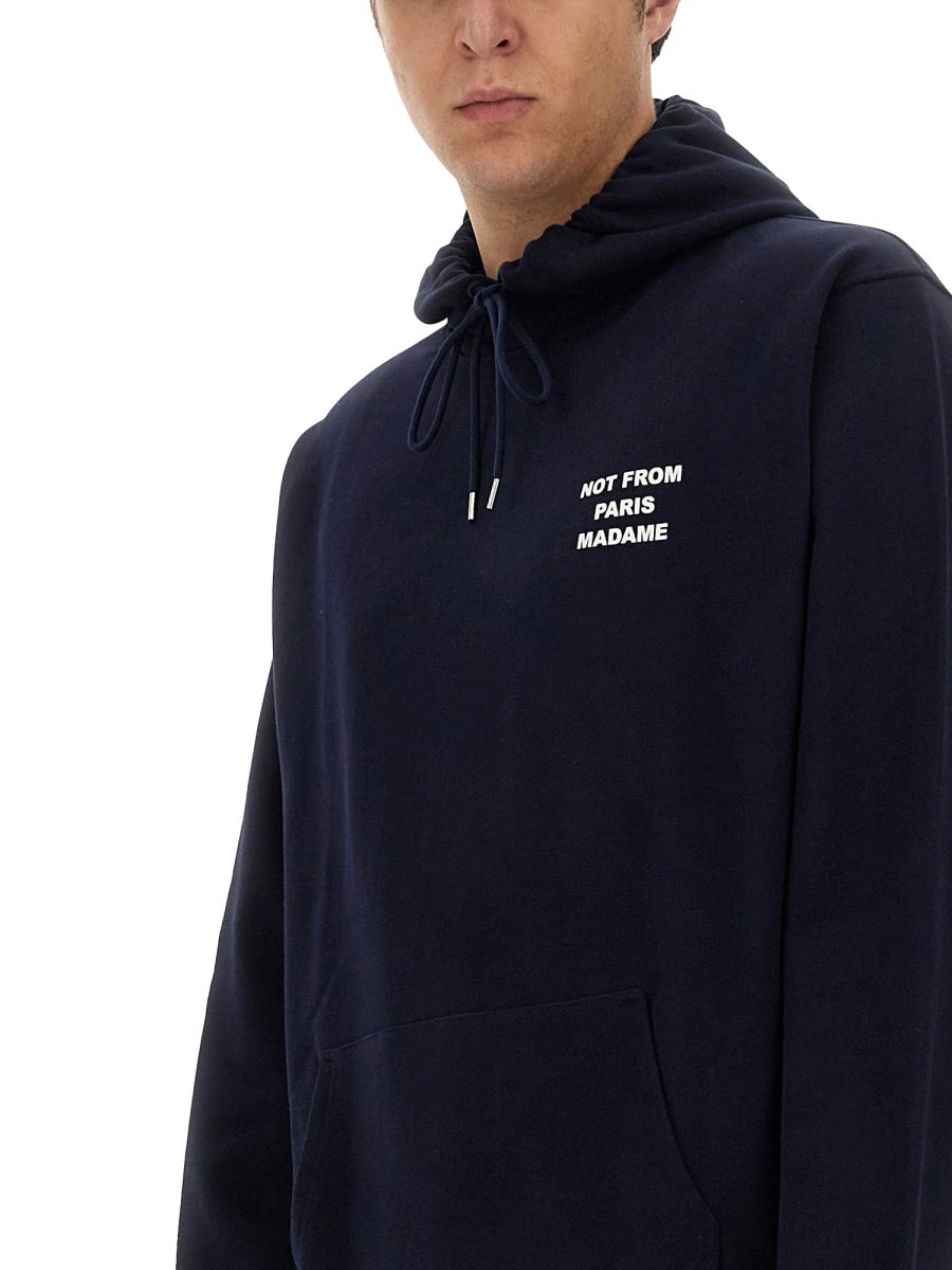 Drôle De Monsieur Sweatshirts - Blue | Wanan Luxury