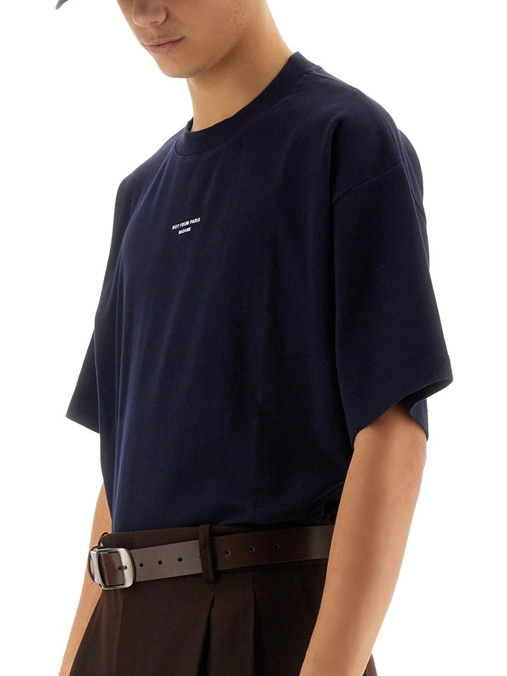 Drôle De Monsieur T shirts - Blue | Wanan Luxury