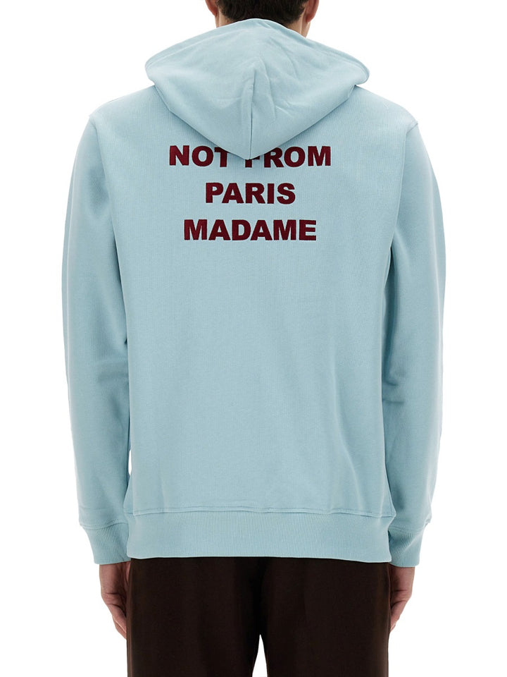 Drôle De Monsieur Sweatshirts - Light Blue | Wanan Luxury