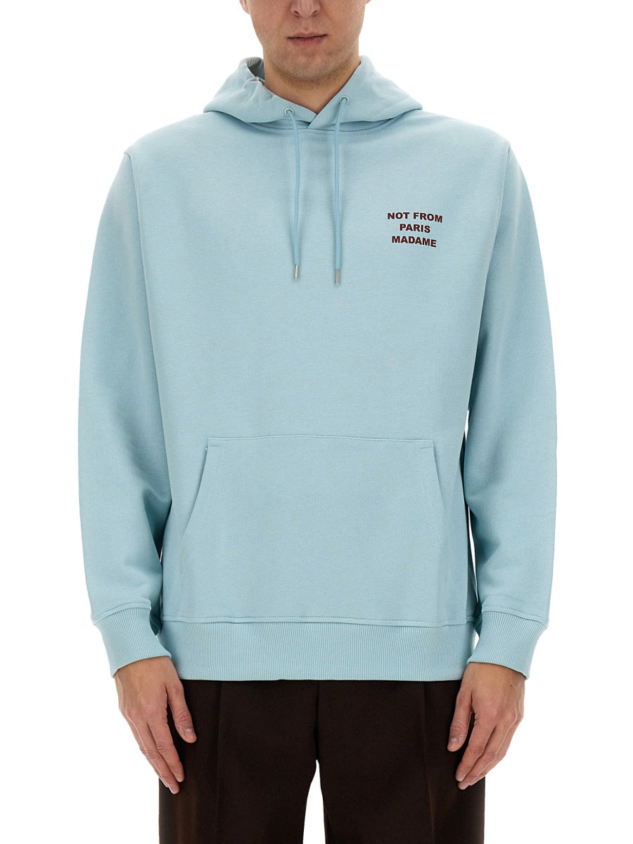 Drôle De Monsieur Sweatshirts - Light Blue | Wanan Luxury
