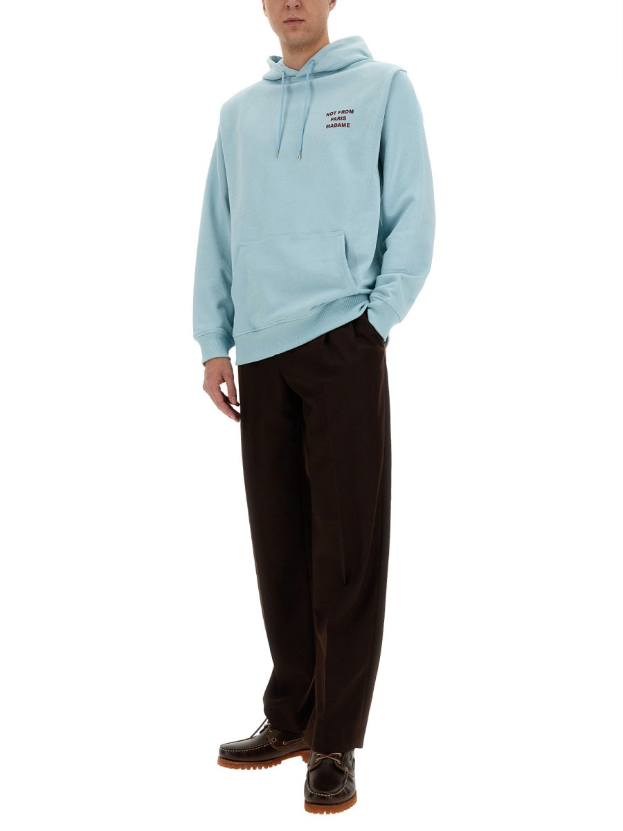 Drôle De Monsieur Sweatshirts - Light Blue | Wanan Luxury