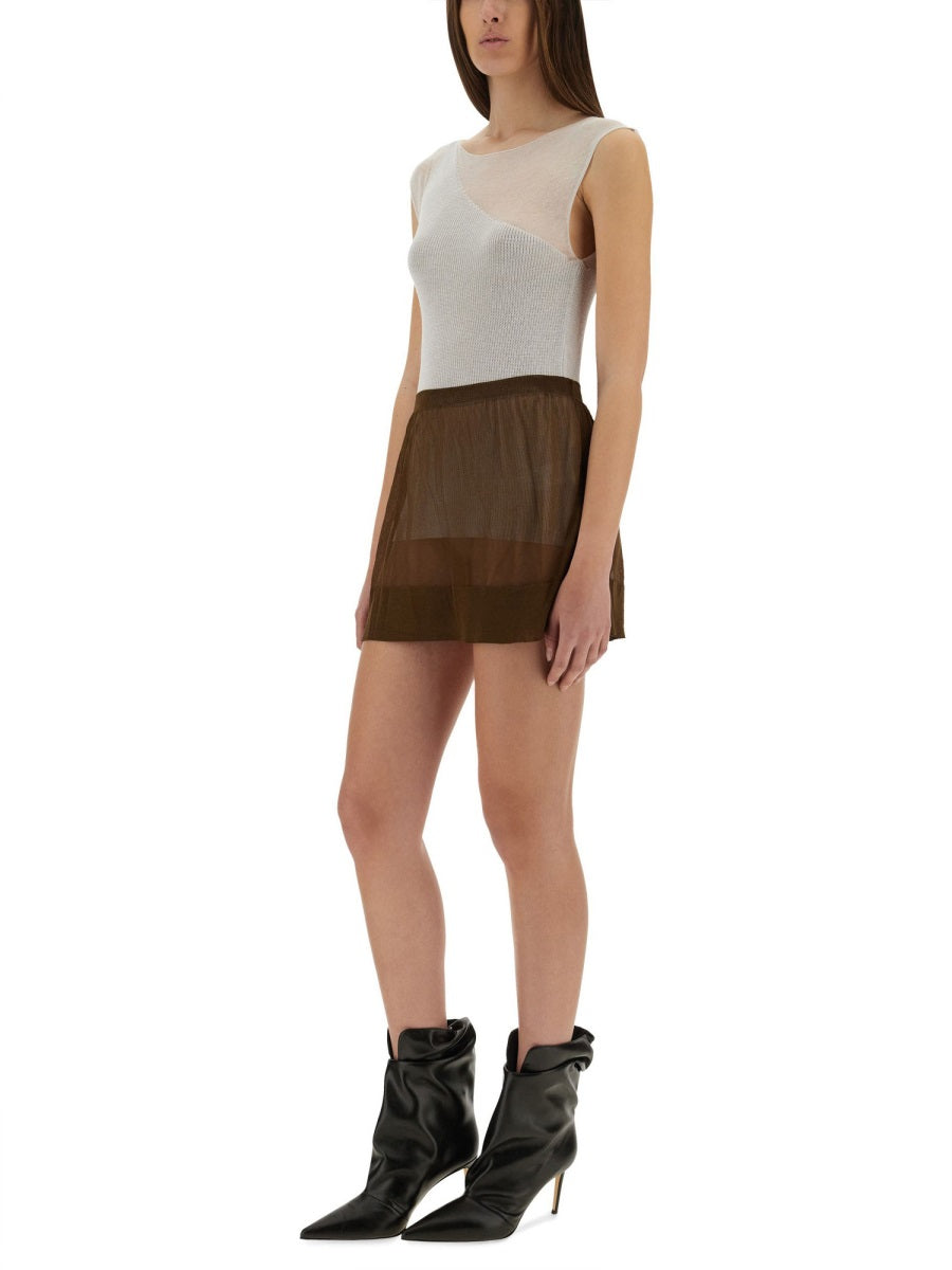 Paloma Wool Skirts - Brown | Wanan Luxury