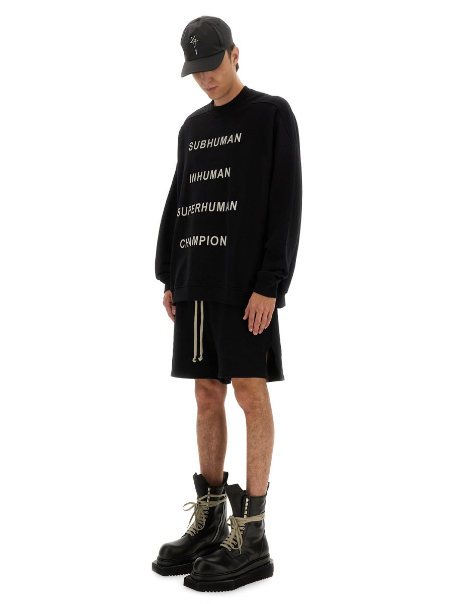 Rick Owens x Champion Sweatshirts - Black | Wanan Luxury