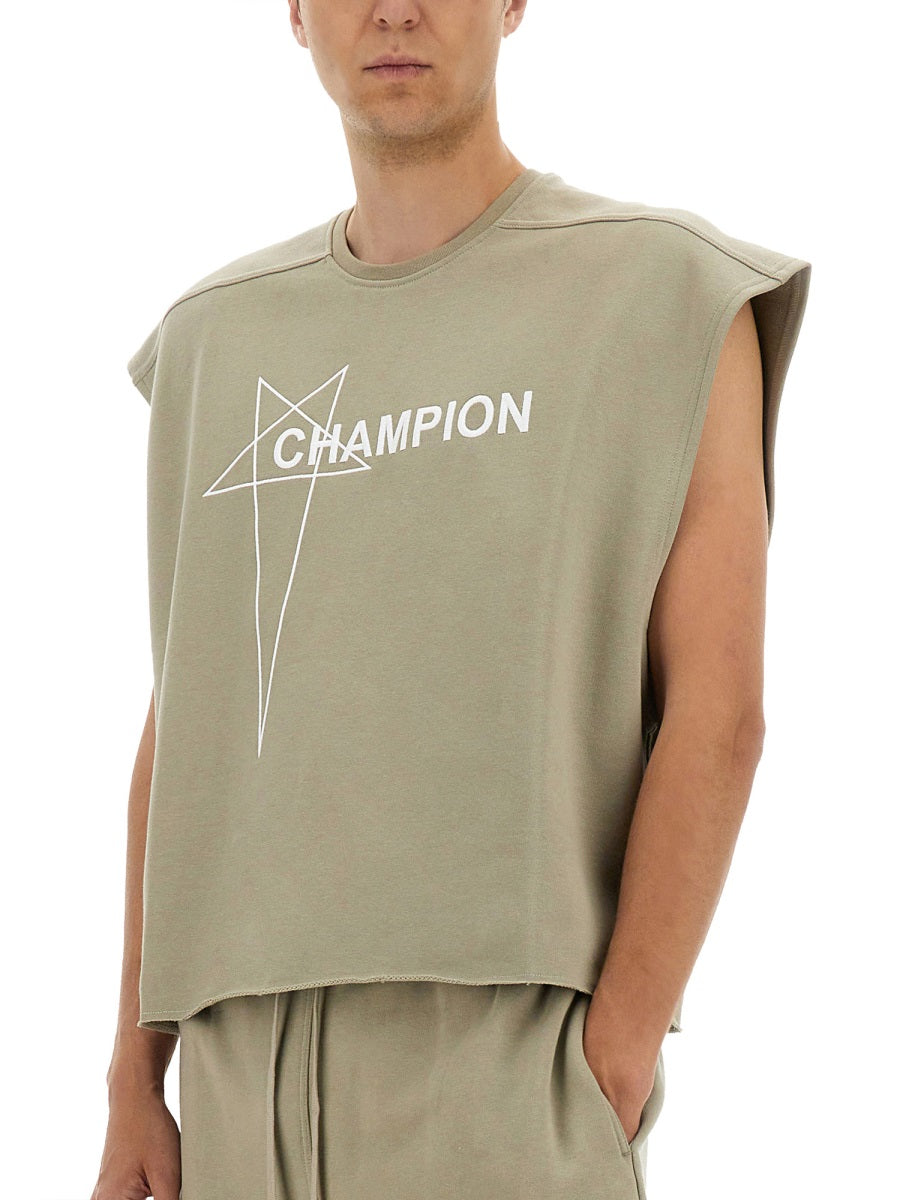 Rick Owens x Champion T shirts - Beige | Wanan Luxury