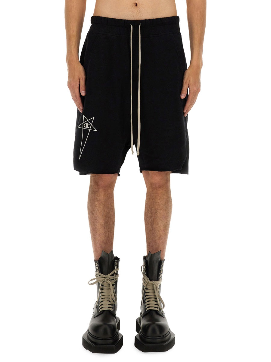Rick Owens x Champion Shorts - Black | Wanan Luxury