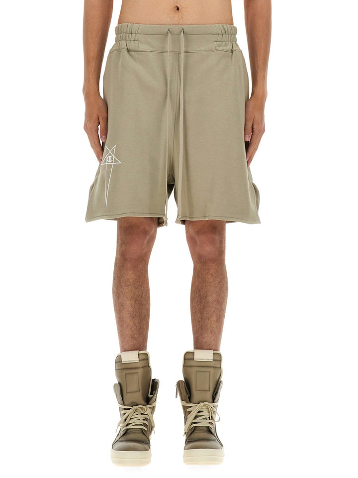 Rick Owens x Champion Shorts - Beige | Wanan Luxury