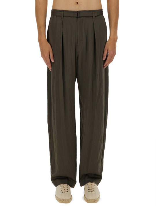 Relaxed Pants With Belt