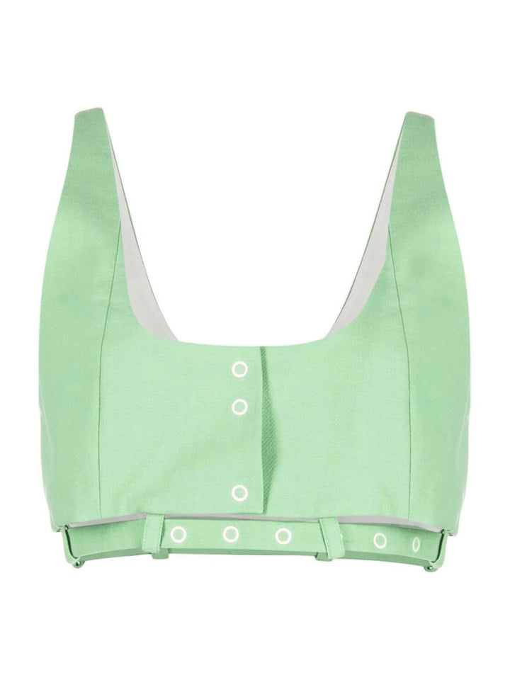 Ganni Tops - Green | Wanan Luxury