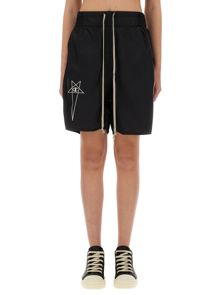 Rick Owens x Champion Shorts - Black | Wanan Luxury
