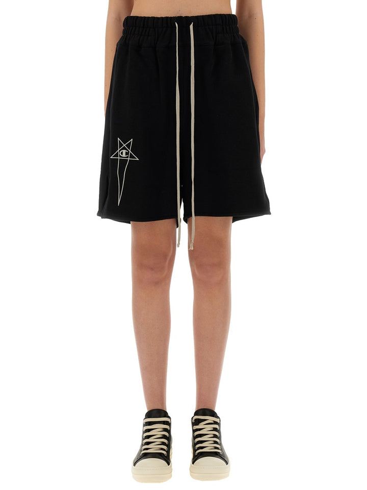 Rick Owens x Champion Shorts - Black | Wanan Luxury