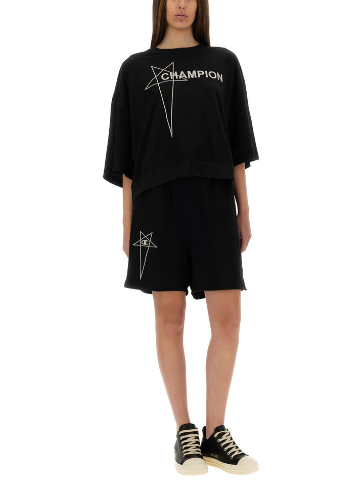 Rick Owens x Champion Shorts - Black | Wanan Luxury