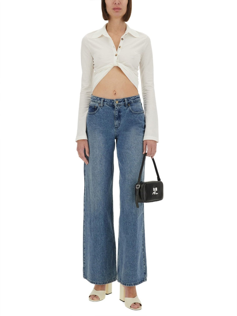 Courrèges Polo - White | Wanan Luxury