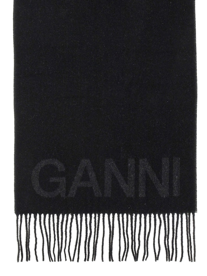 Ganni Scarves & Gloves - Black | Wanan Luxury