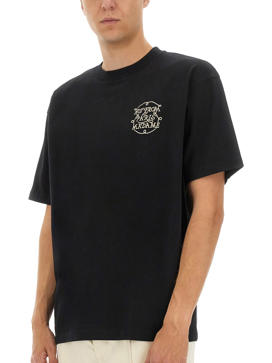 Drôle De Monsieur T shirts - Black | Wanan Luxury