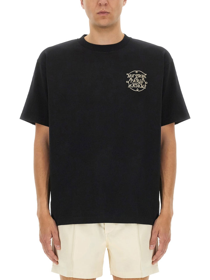 Drôle De Monsieur T shirts - Black | Wanan Luxury