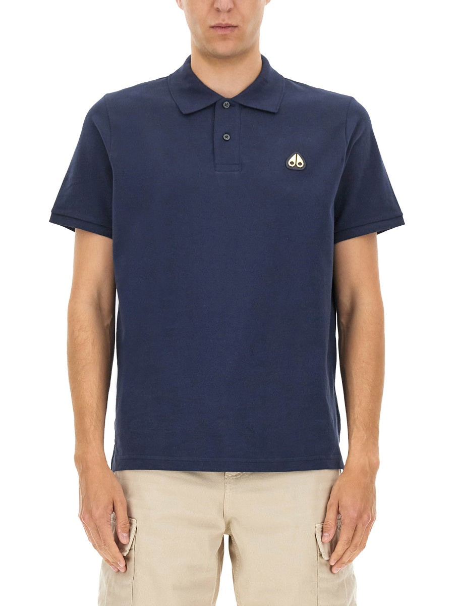Moose Knuckles Polo - Blue | Wanan Luxury
