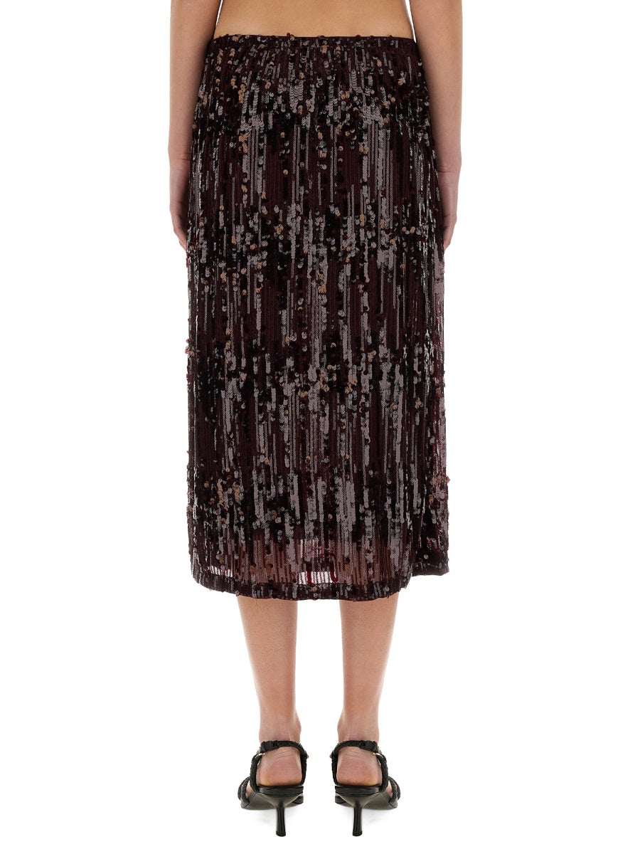 Baum Und Pferdgarten Skirts - Burgundy | Wanan Luxury