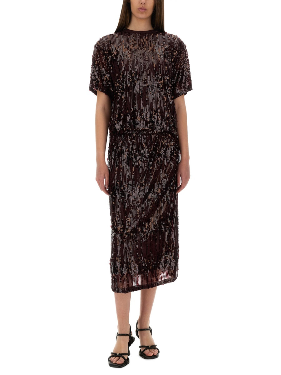 Baum Und Pferdgarten Skirts - Burgundy | Wanan Luxury