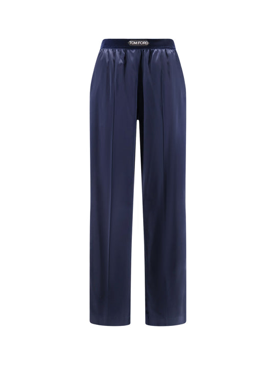Stretch Silk Pajamas Trousers