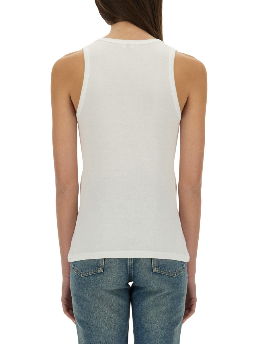 Saint Laurent Tops - White | 5f99f35ef5ce69fdca5edb38da7416f50cc32b27