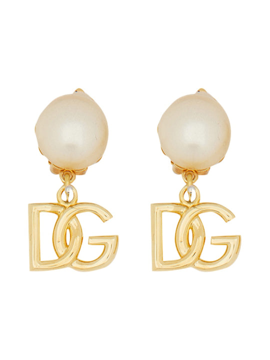"Dg Newton" Dangle Earrings